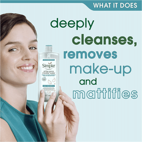 Buy Simple Daily Skin Detox Oil Be Gone Micellar Water
